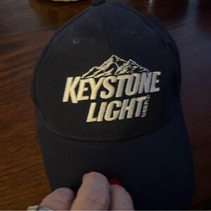 Keystone Light Black Cap